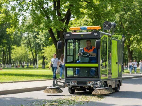 Подметально-уборочная вакуумная машина SV-25G электрическая