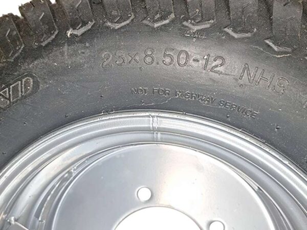 Колесо в сборе 23х8.50-12 повышенной проходимости (покрышка, камера, диск)