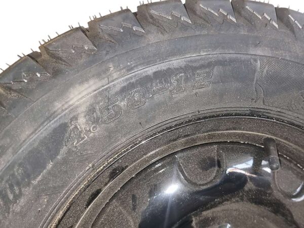 Колесо в сборе 4.50-12 повышенной грузоподъемности (покрышка, камера, диск)