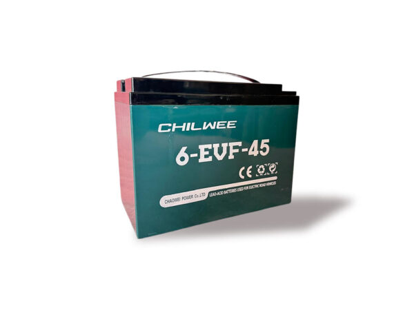 Тяговый аккумулятор свинцово-кислотный GEL (VRLA) 6-EVF-45 (12V-45A•h C3)