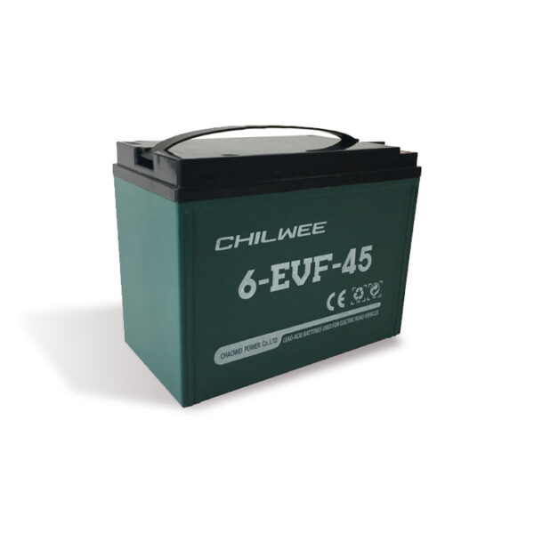 Тяговый аккумулятор свинцово-кислотный GEL (VRLA) 6-EVF-45 (12V-45A•h C3)